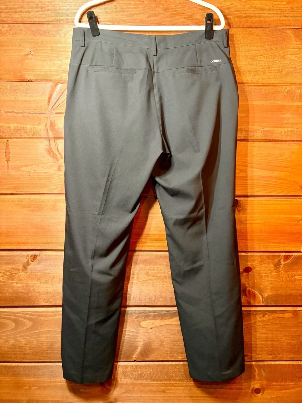 adidas Black Men's Dress Golf Pants - Classic Straight Fit Size 34 x 30 🖤